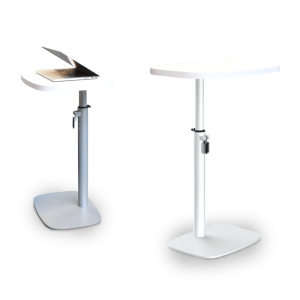 Pagoda height adjustable laptop table